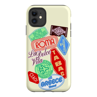 Well Travelled Printed Phone Cases iPhone 11 / Armoured by The Dairy - The Dairy