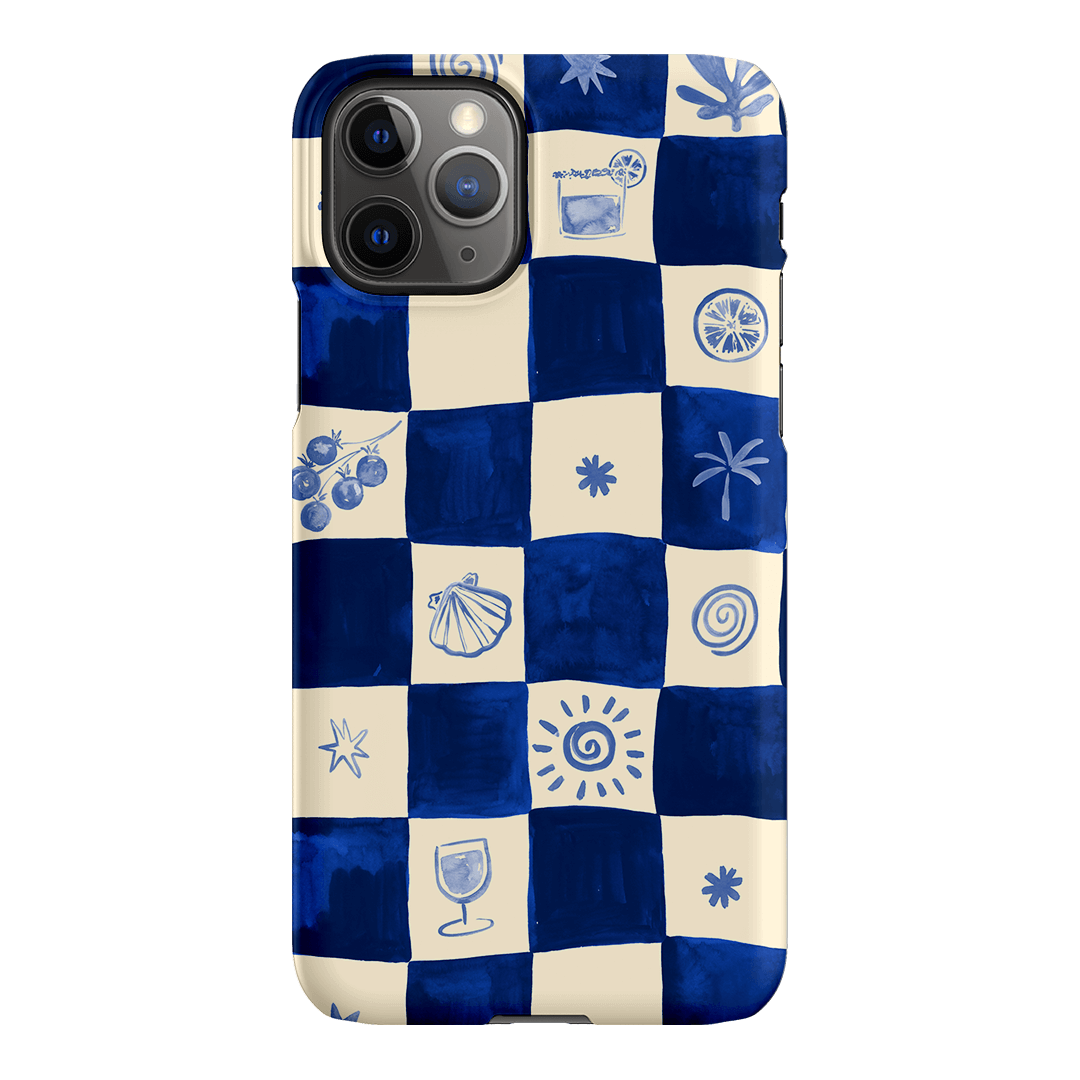 Afternoon Mezze Azure Printed Phone Cases iPhone 11 Pro / Snap by Charlie Taylor - The Dairy