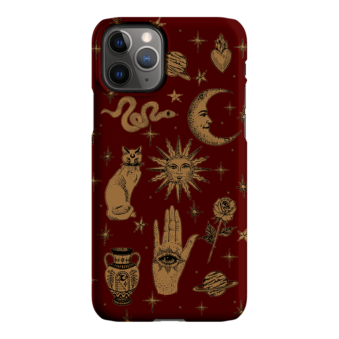 Astro Flash Red Printed Phone Cases iPhone 11 Pro / Snap by Veronica Tucker - The Dairy