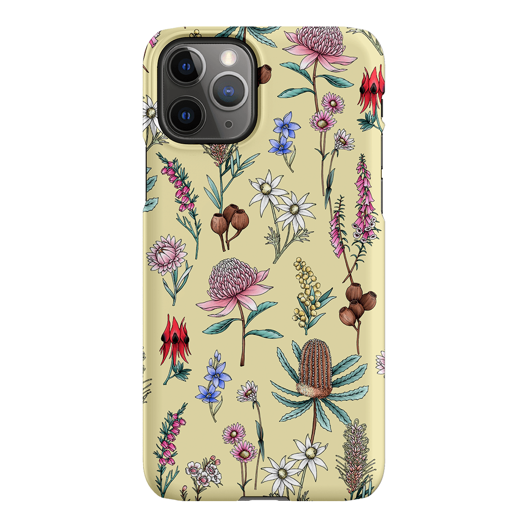 Banksia Butter Printed Phone Cases iPhone 11 Pro / Snap by Typoflora - The Dairy