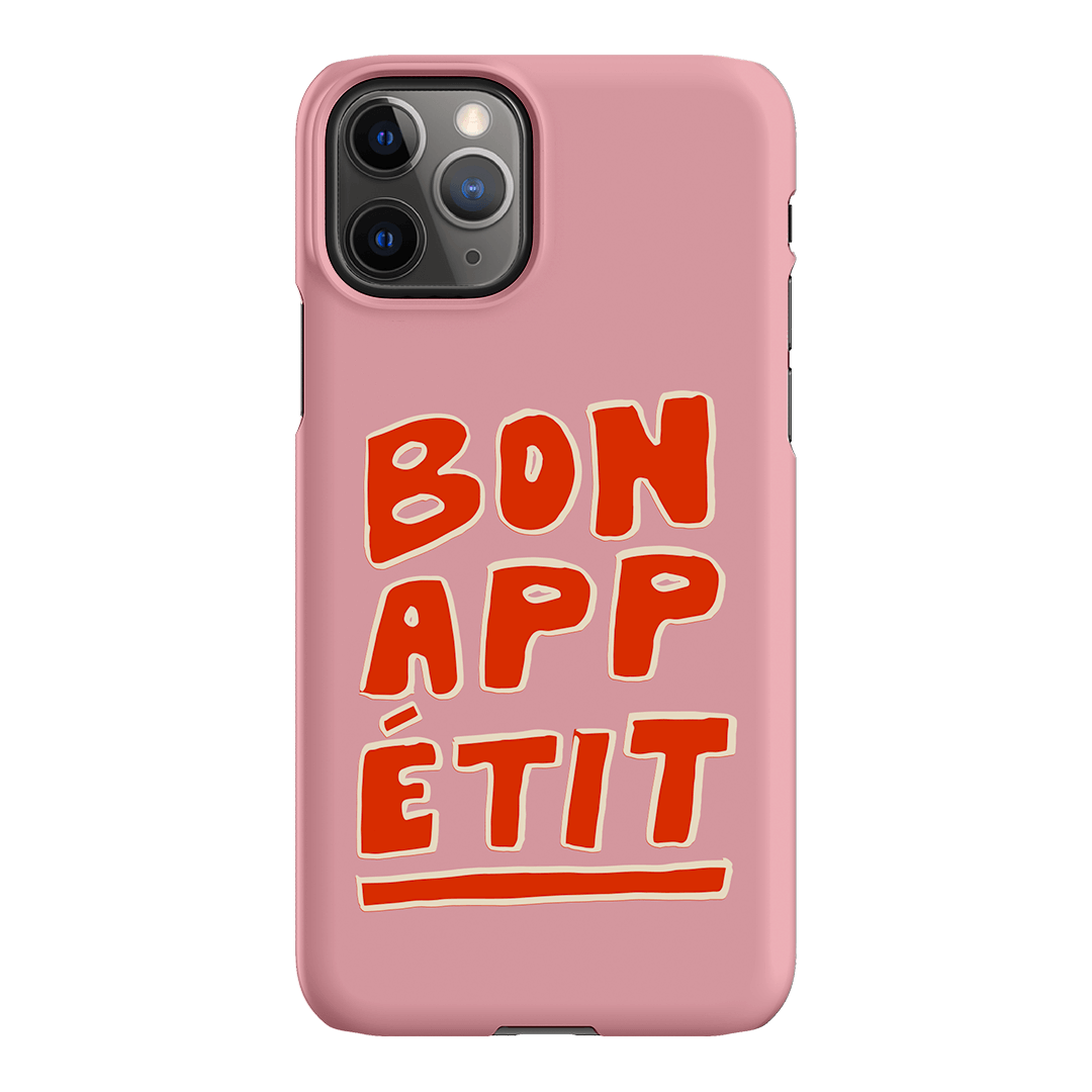 Bon Appetit Pink Printed Phone Cases iPhone 11 Pro / Snap by The Dairy - The Dairy