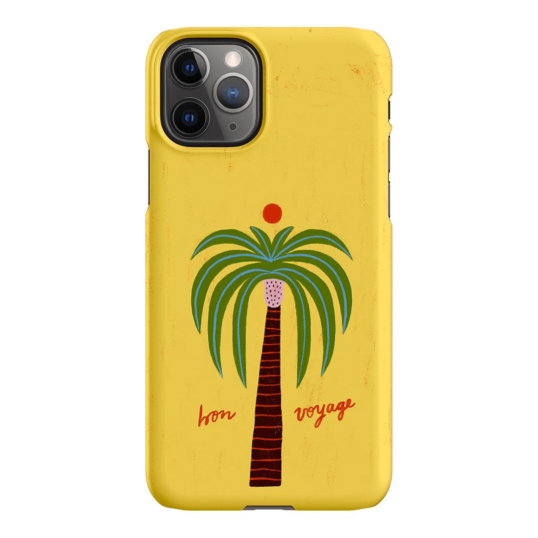 Bon Voyage Yellow Printed Phone Cases iPhone 11 Pro / Snap by Marie Faurrite - The Dairy