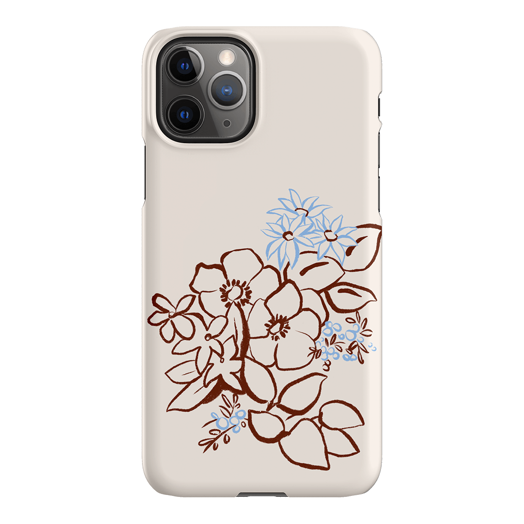 Cream Posy Printed Phone Cases iPhone 11 Pro / Snap by Typoflora - The Dairy