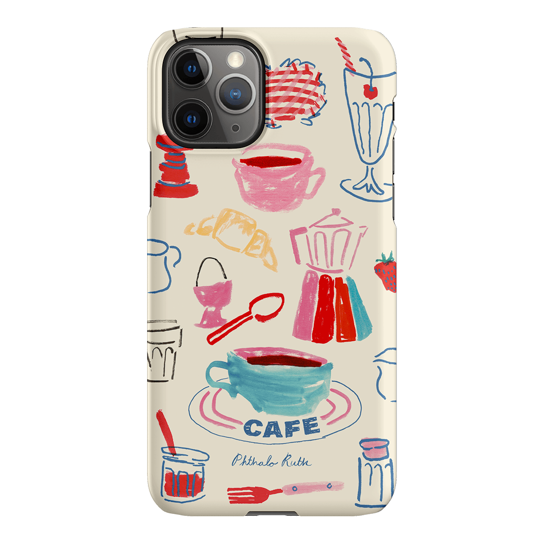 Home Cafe Printed Phone Cases iPhone 11 Pro / Snap by Phthalo Ruth - The Dairy