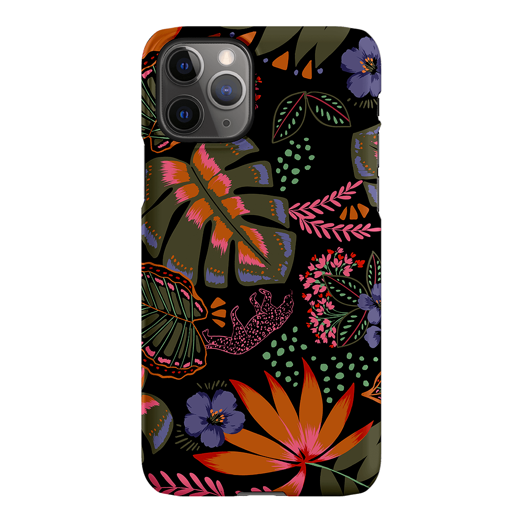 Jungle Leopard Printed Phone Cases iPhone 11 Pro / Snap by Charlie Taylor - The Dairy