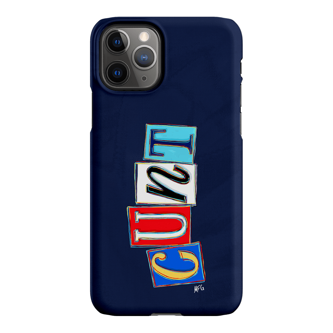 Lil Cnts Blue Printed Phone Cases iPhone 11 Pro / Snap by Margarbs Art - The Dairy