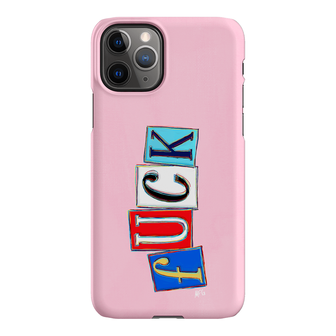 Lil Fcks Pink Printed Phone Cases iPhone 11 Pro / Snap by Margarbs Art - The Dairy