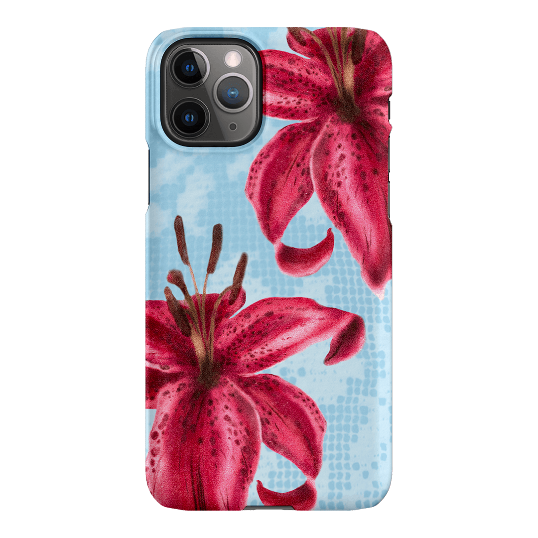 Lillies Printed Phone Cases iPhone 11 Pro / Snap by Sally Hungerford - The Dairy