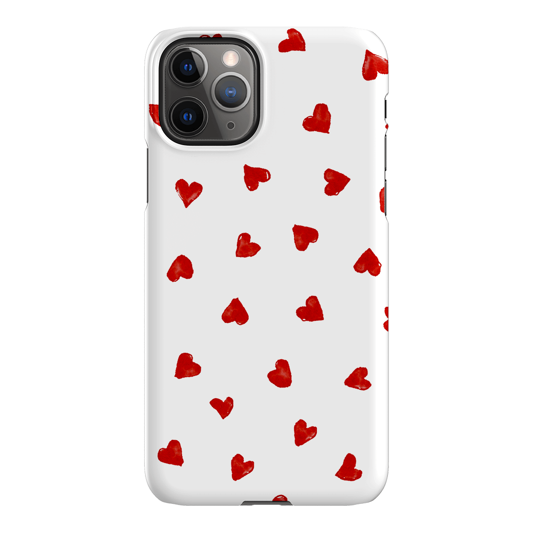 Love Hearts Printed Phone Cases iPhone 11 Pro / Snap by Oak Meadow - The Dairy