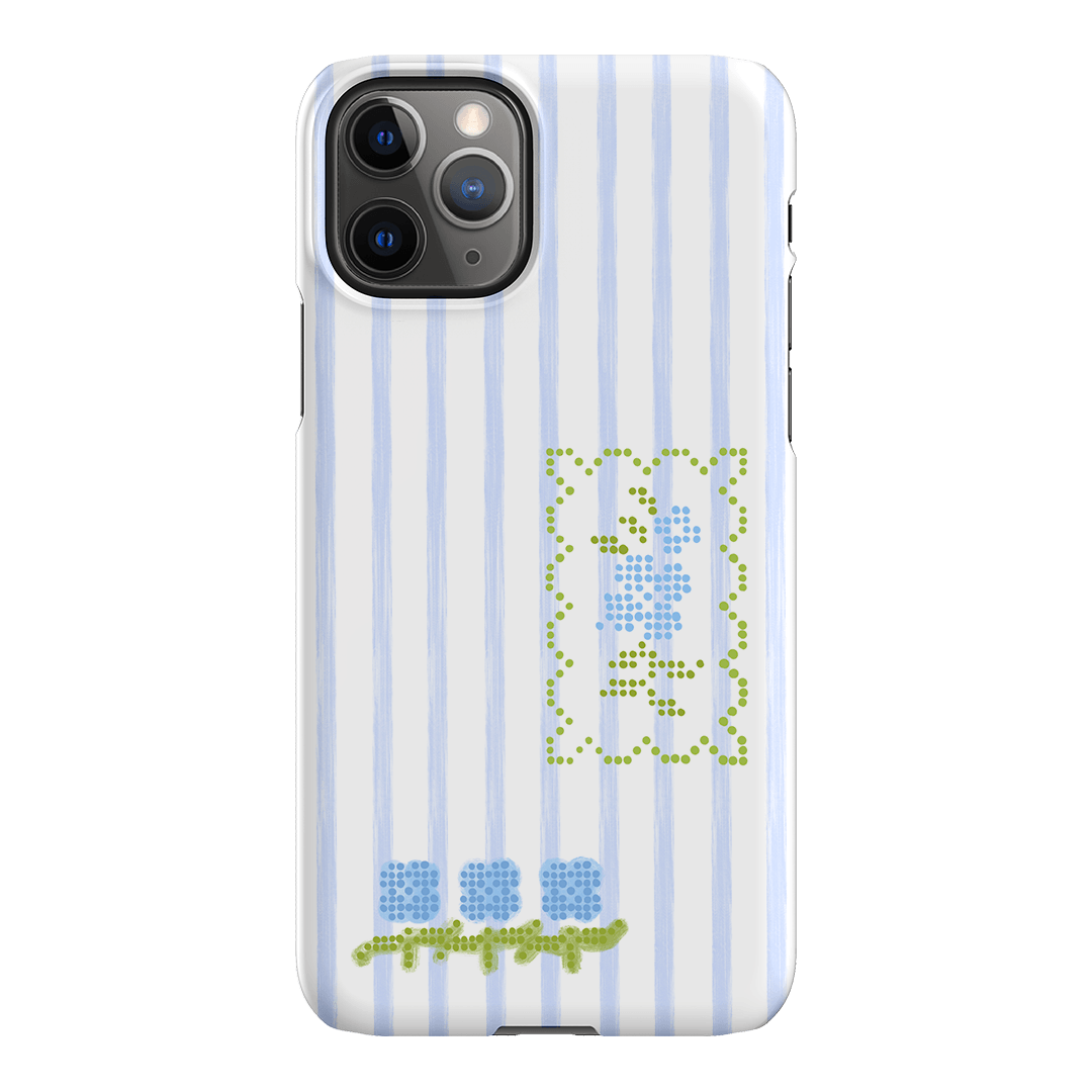 Patchwork Blue Printed Phone Cases iPhone 11 Pro / Snap by Kayla Carr - The Dairy