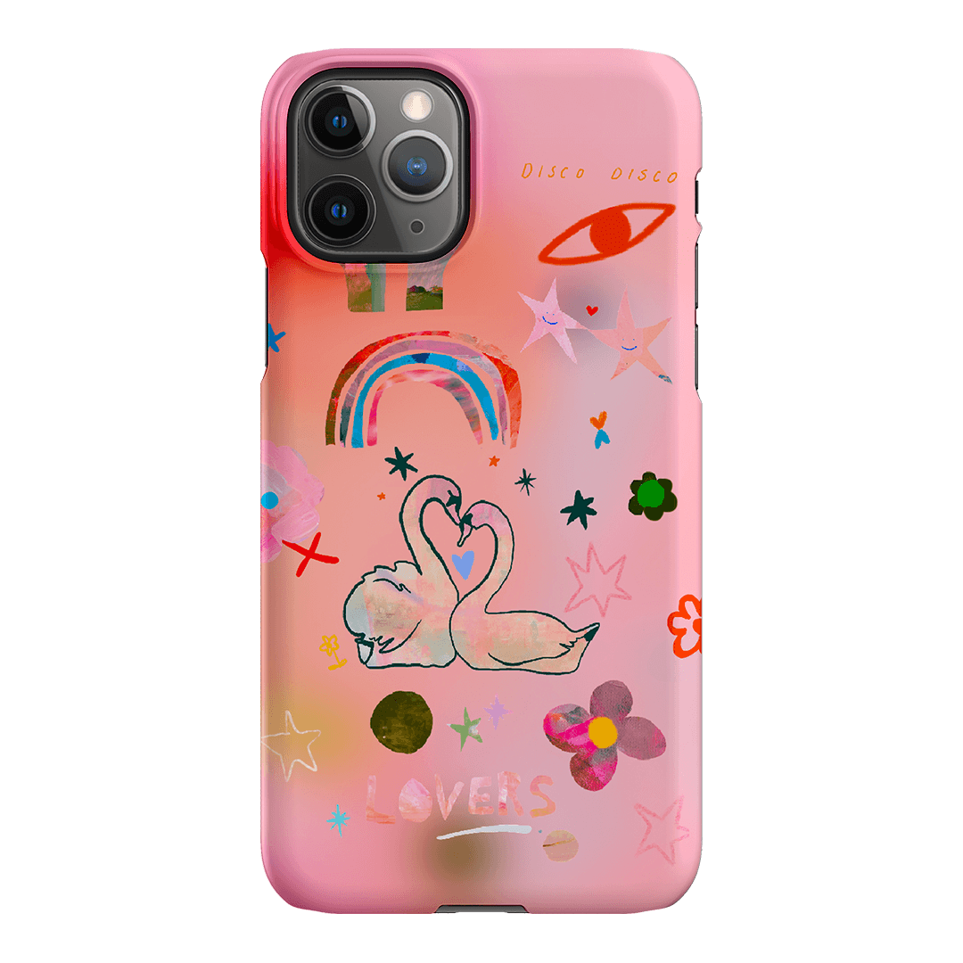 Pink Swan Printed Phone Cases iPhone 11 Pro / Snap by Kate Eliza - The Dairy