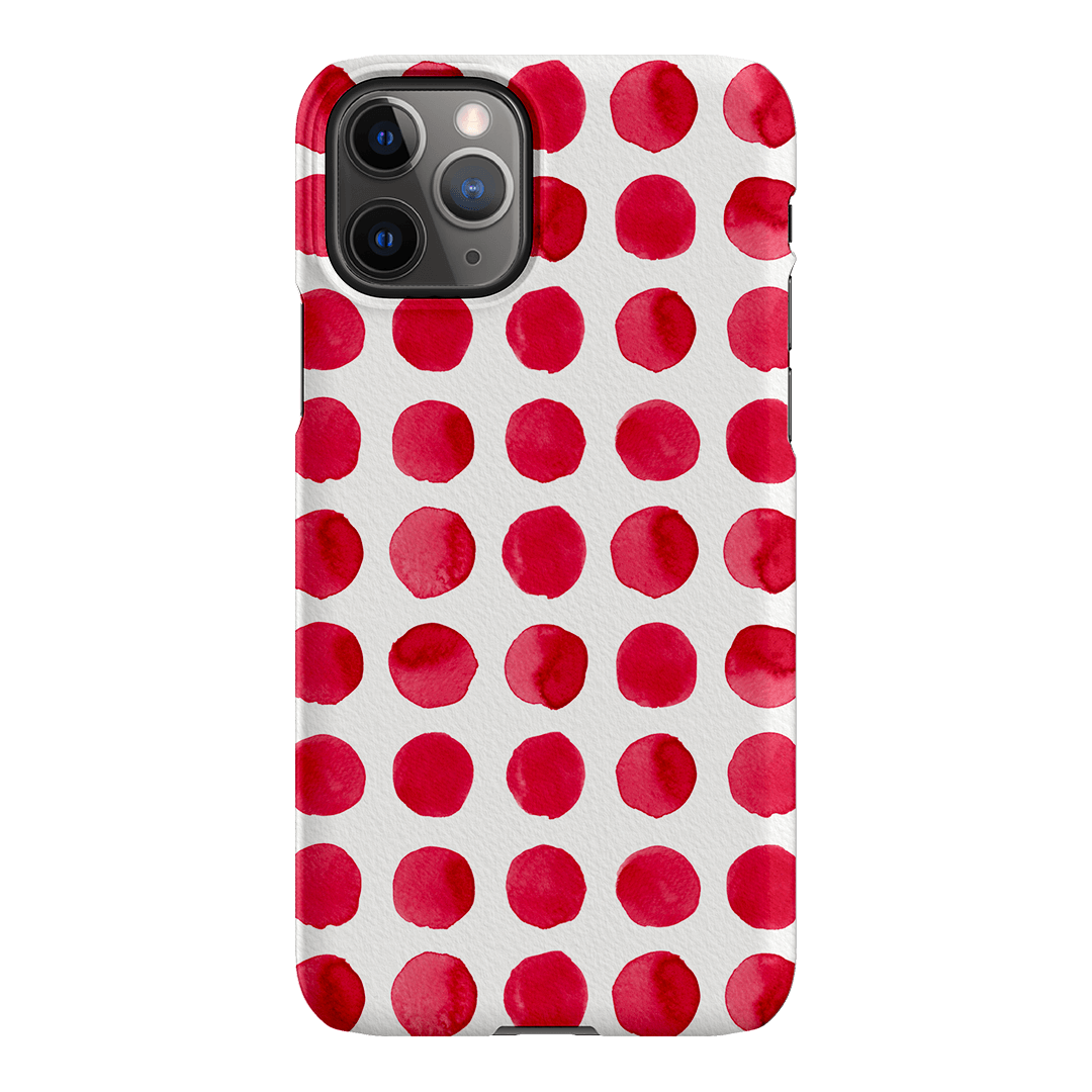 Spots in Red Printed Phone Cases by The Dairy - The Dairy