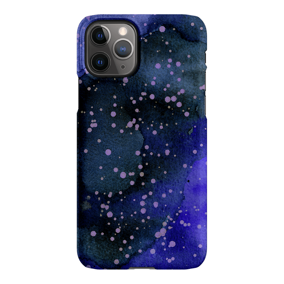 Spotty Navy Printed Phone Cases iPhone 11 Pro / Snap by The Dairy - The Dairy