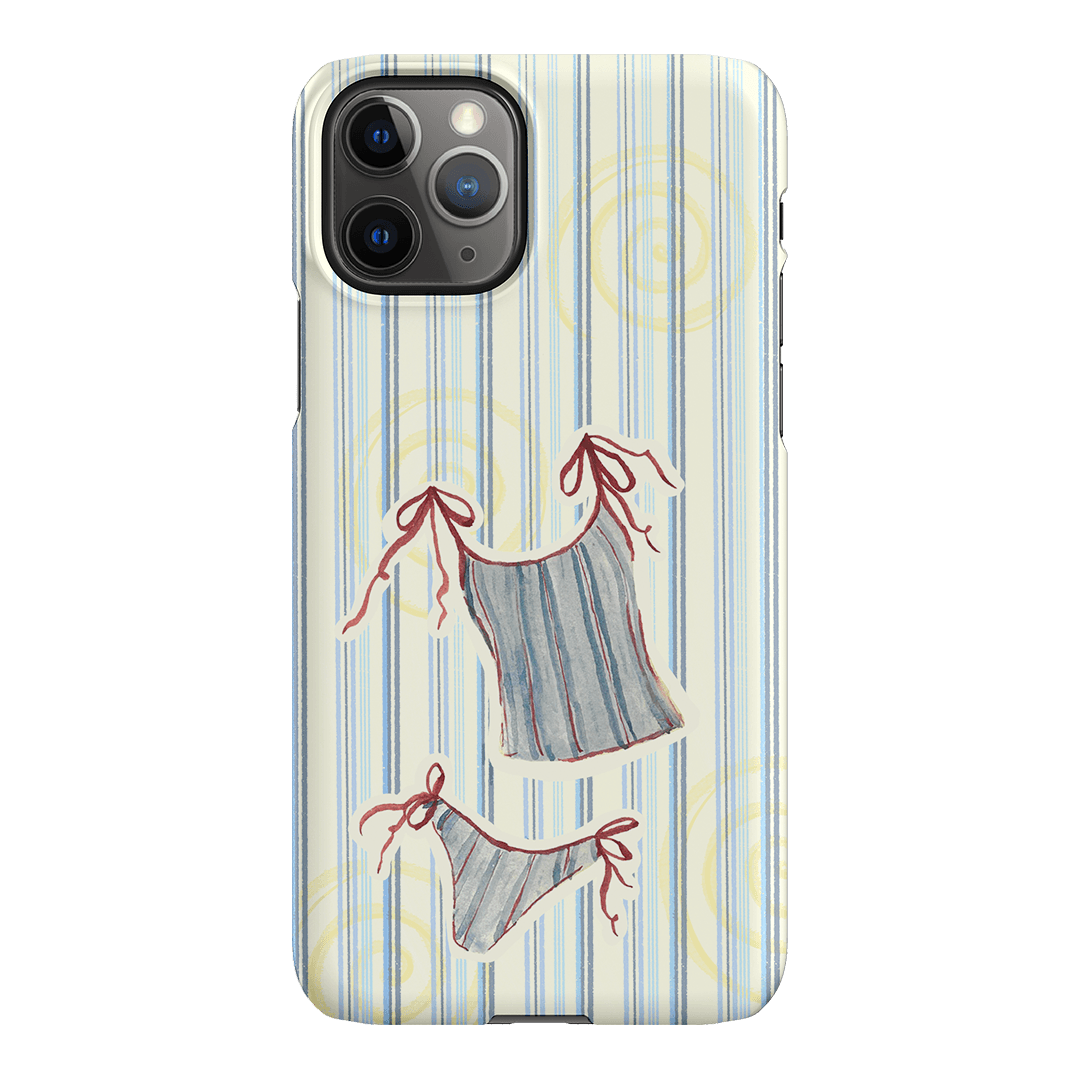 Stripe Tankini Printed Phone Cases iPhone 11 Pro / Snap by Kayla Carr - The Dairy