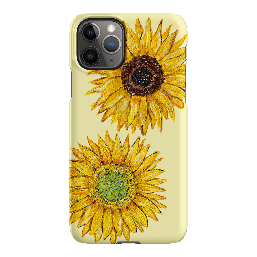 Sunflower Yellow Printed Phone Cases iPhone 11 Pro / Snap by BG. Studio - The Dairy