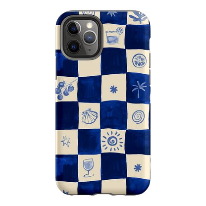 Afternoon Mezze Azure Printed Phone Cases iPhone 11 Pro / Armoured by Charlie Taylor - The Dairy