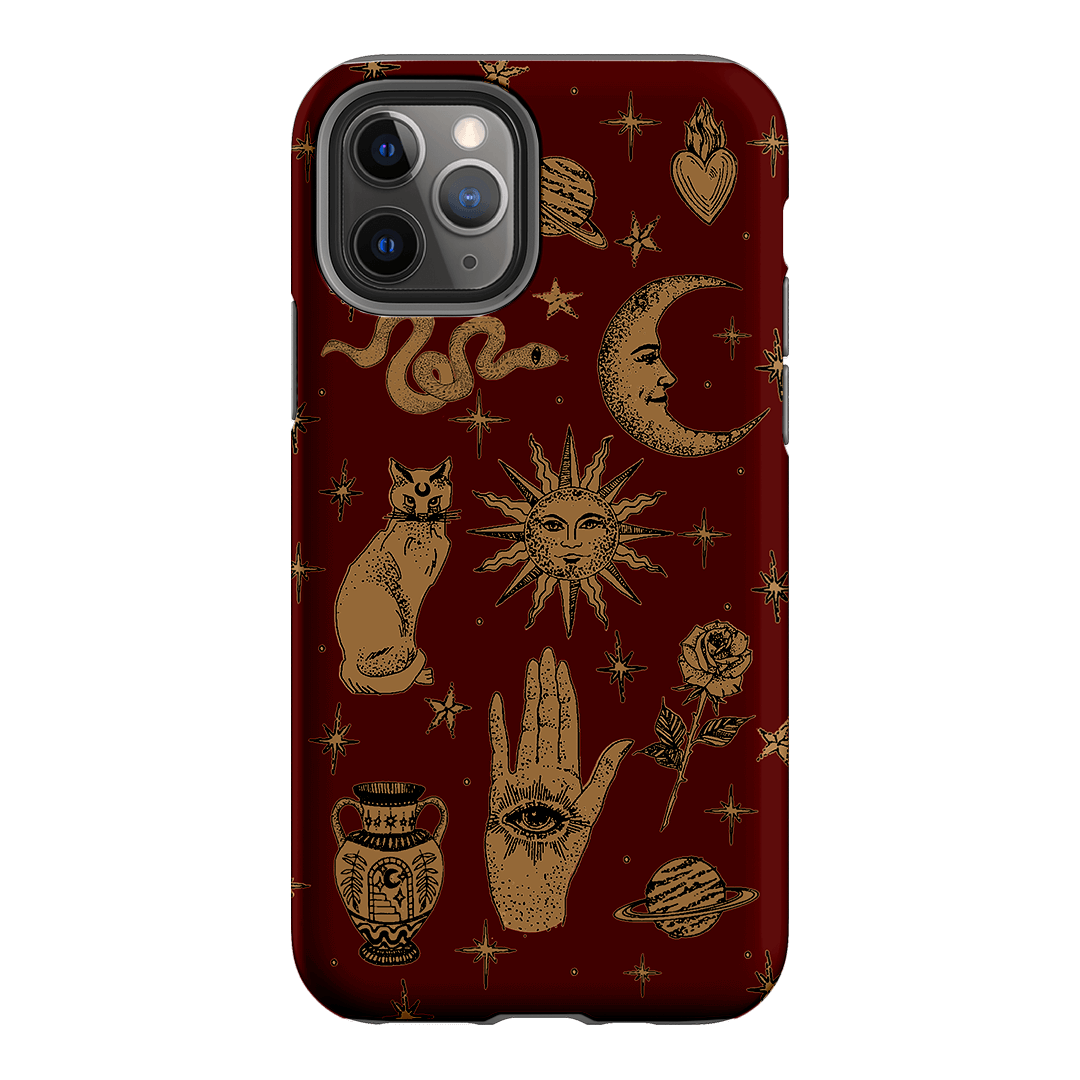 Astro Flash Red Printed Phone Cases iPhone 11 Pro / Armoured by Veronica Tucker - The Dairy