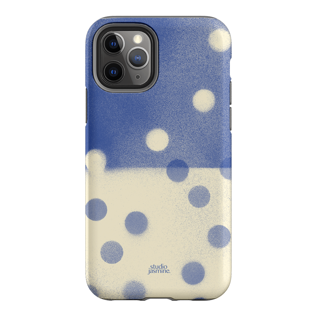 Bleu Polka Dot Printed Phone Cases iPhone 11 Pro / Armoured by Jasmine Dowling - The Dairy
