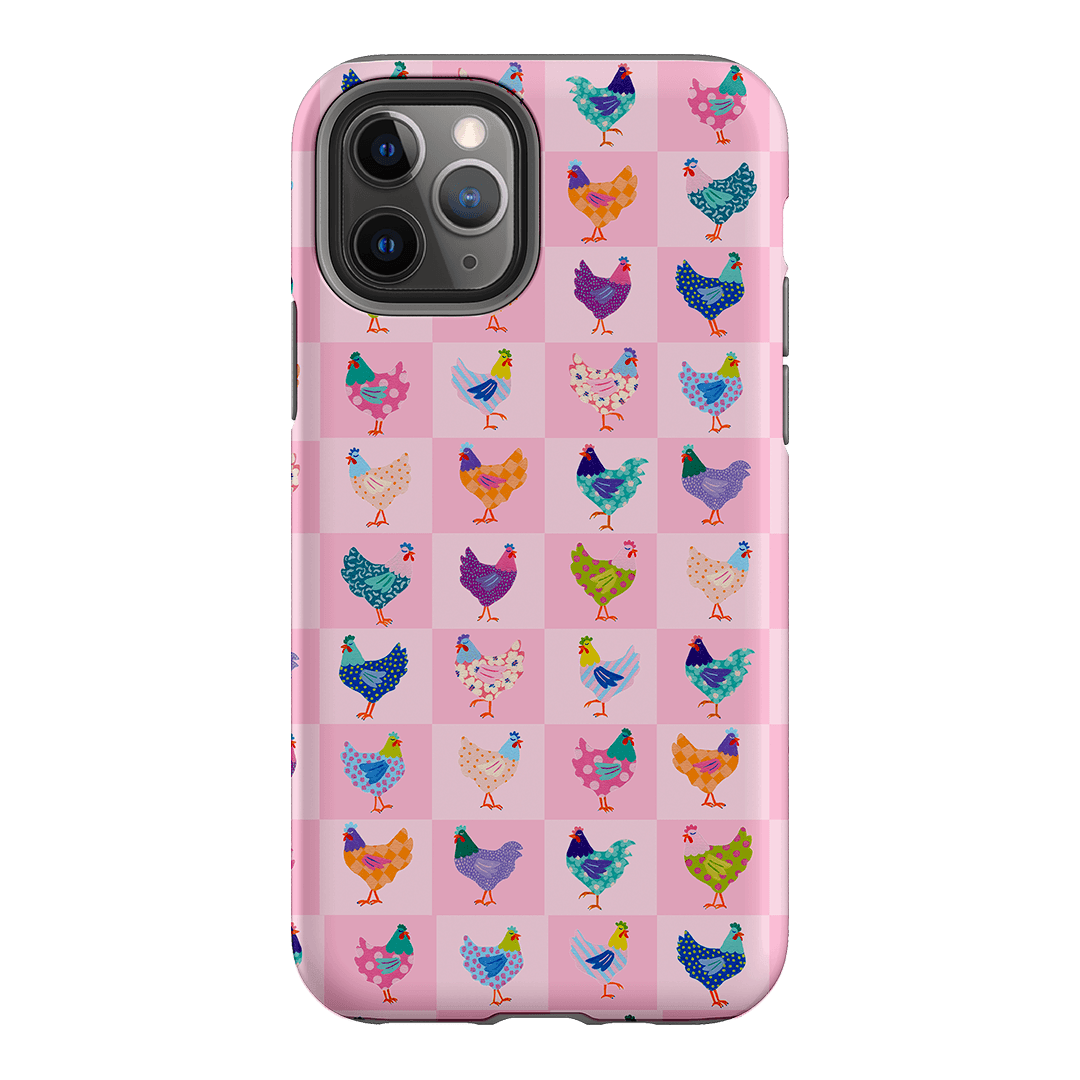 Checkered Chickens Printed Phone Cases iPhone 11 Pro / Armoured by Kayla Henley - The Dairy