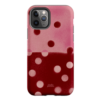 Cherry Polka Dot Printed Phone Cases iPhone 11 Pro / Armoured by Jasmine Dowling - The Dairy