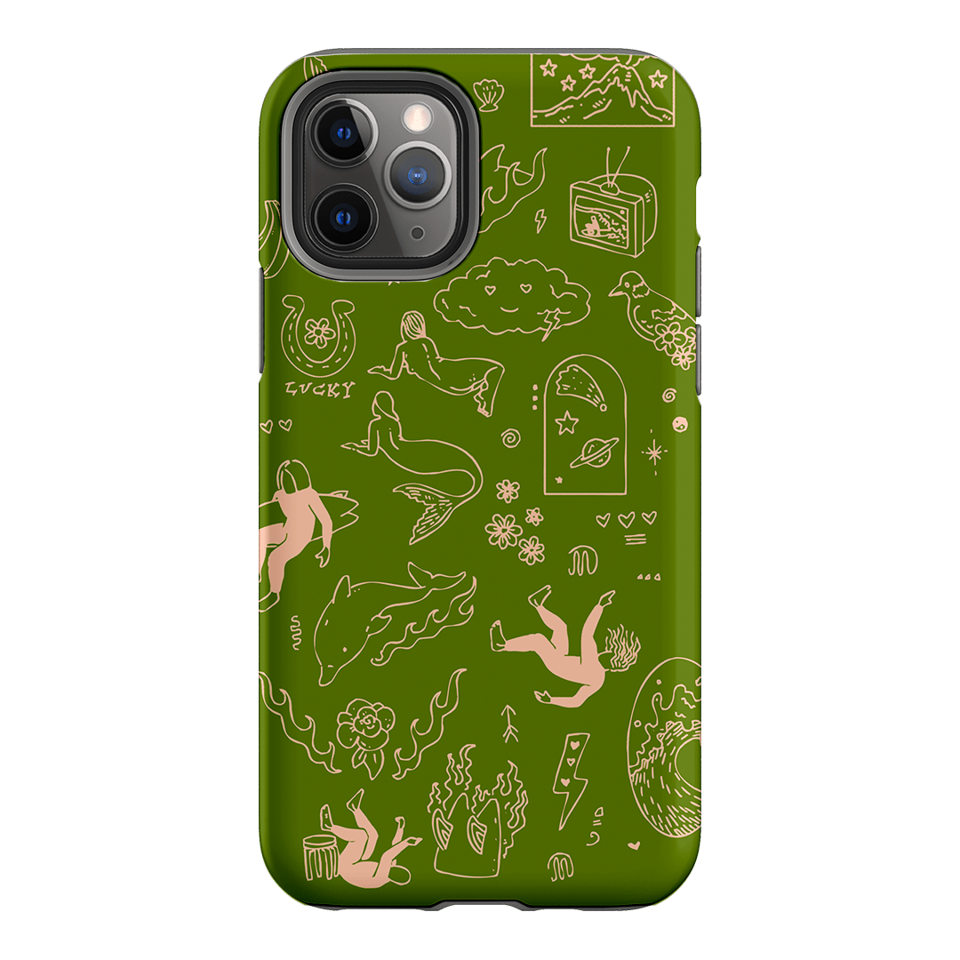 Easty Flash Green Printed Phone Cases iPhone 11 Pro / Armoured by Easty Beasty - The Dairy