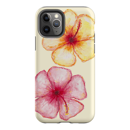 Hibiscus Flower Yellow Printed Phone Cases iPhone 11 Pro / Armoured by BG. Studio - The Dairy