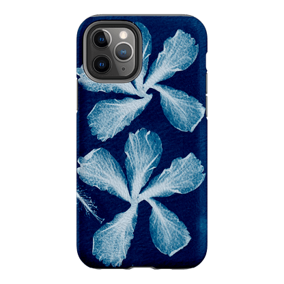 Hibiscus Cyanotype Printed Phone Cases iPhone 11 Pro / Armoured by Sally Hungerford - The Dairy