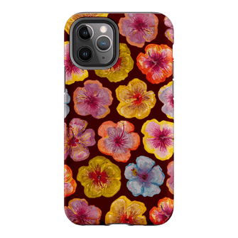 Hibiscus Holiday Rouge Printed Phone Cases iPhone 11 Pro / Armoured by BG. Studio - The Dairy