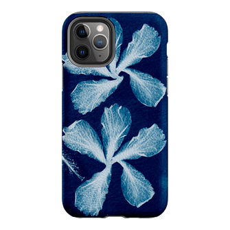 Hibiscus Cyanotype Printed Phone Cases iPhone 11 Pro / Armoured by Sally Hungerford - The Dairy
