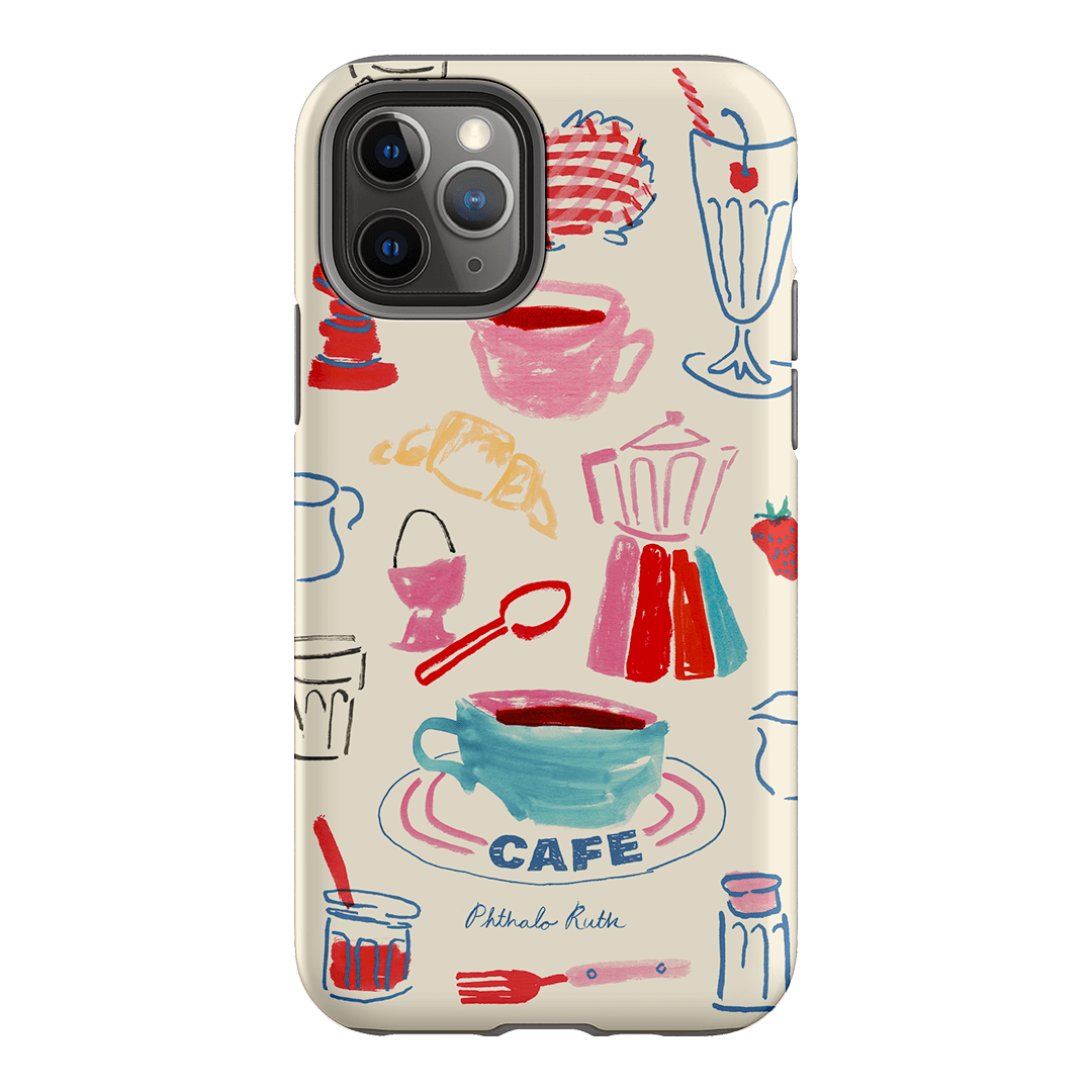 Home Cafe Printed Phone Cases iPhone 11 Pro / Armoured by Phthalo Ruth - The Dairy