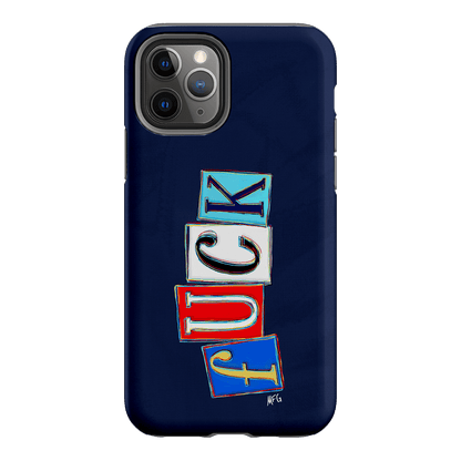 Lil Fcks Blue Printed Phone Cases iPhone 11 Pro / Armoured by Margarbs Art - The Dairy