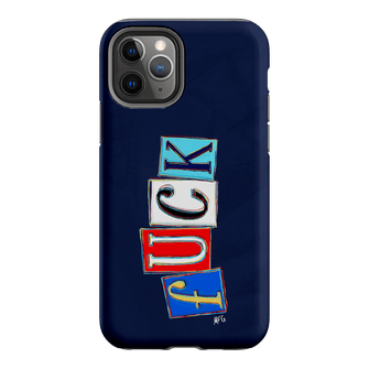 Lil Fcks Blue Printed Phone Cases iPhone 11 Pro / Armoured by Margarbs Art - The Dairy