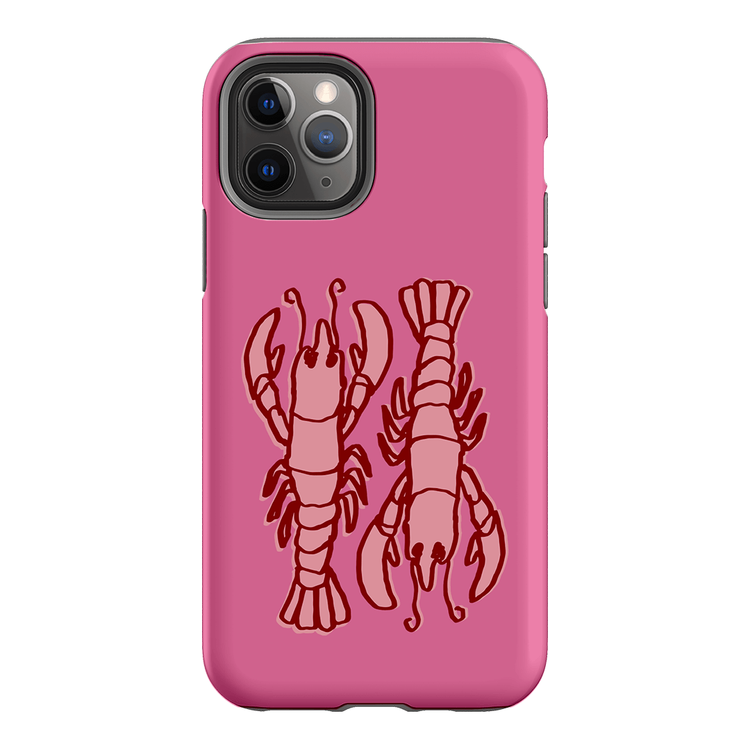 Lobster Love Pink Printed Phone Cases iPhone 11 Pro / Armoured by The Dairy - The Dairy