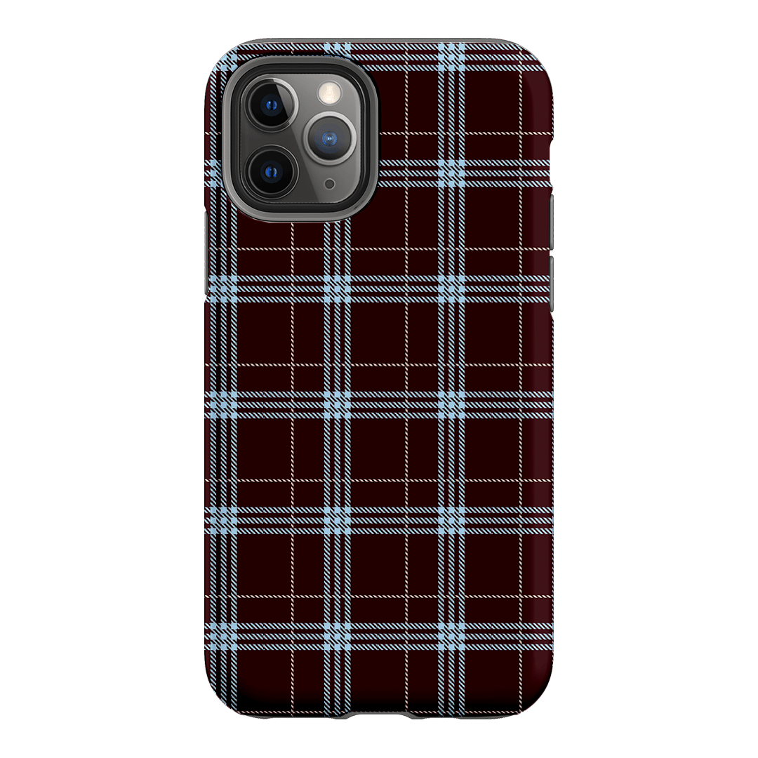 Mocha Plaid Printed Phone Cases iPhone 11 Pro / Armoured by The Dairy - The Dairy