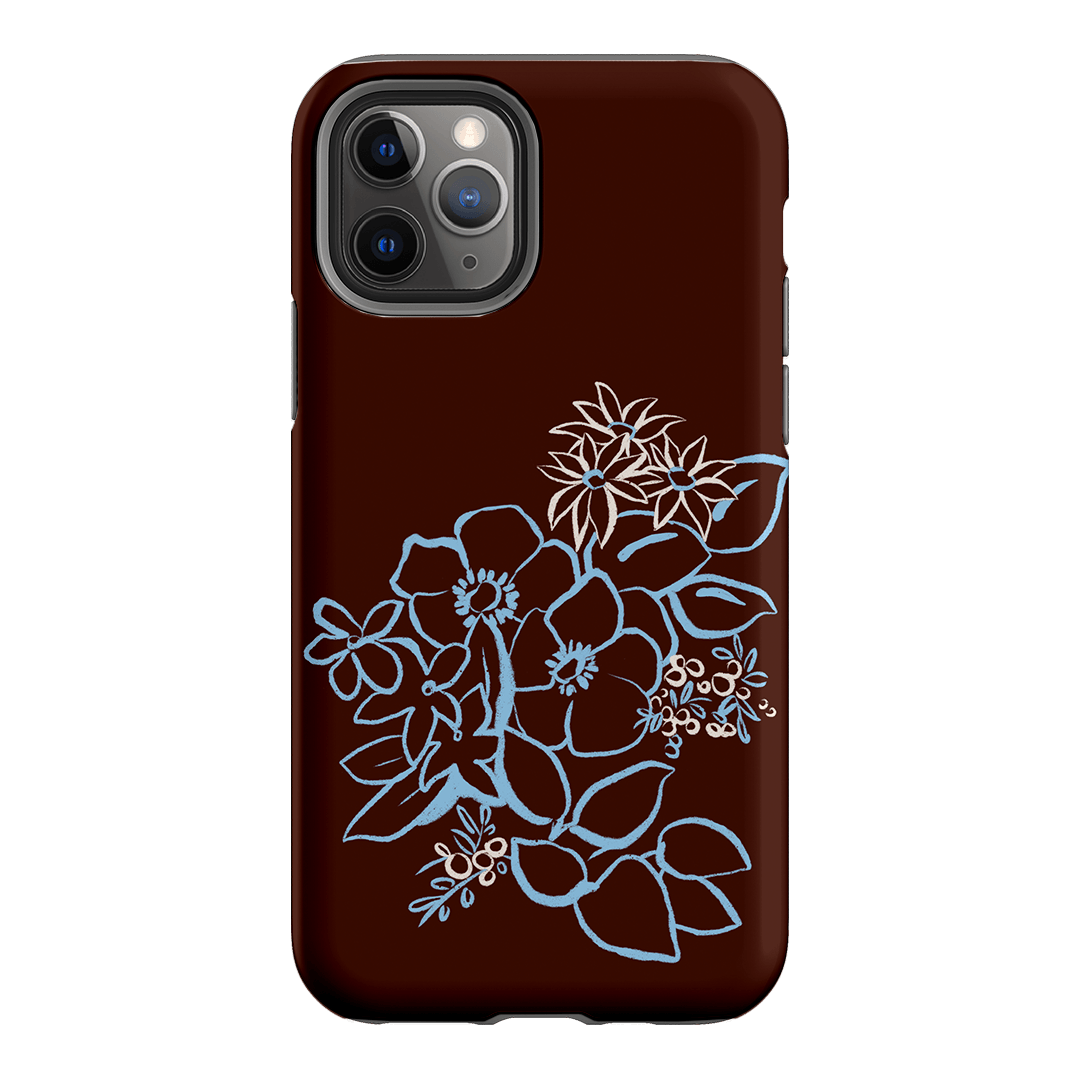 Mocha Posy Printed Phone Cases iPhone 11 Pro / Armoured by Typoflora - The Dairy