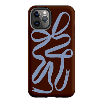 Mocha Ribbon Printed Phone Cases iPhone 11 Pro / Armoured by Jasmine Dowling - The Dairy