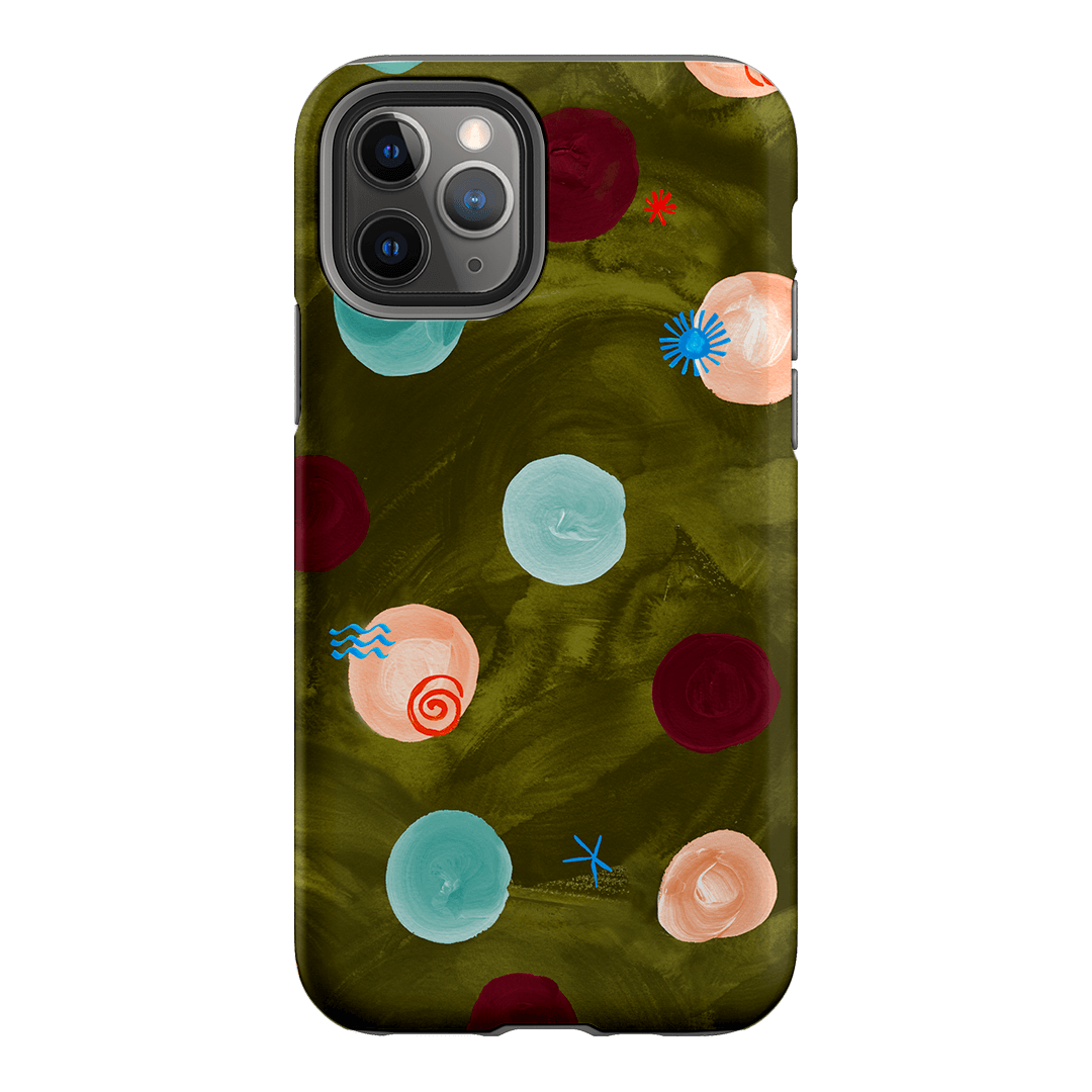 Olive Spot Printed Phone Cases iPhone 11 Pro / Armoured by Charlie Taylor - The Dairy