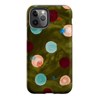 Olive Spot Printed Phone Cases iPhone 11 Pro / Armoured by Charlie Taylor - The Dairy