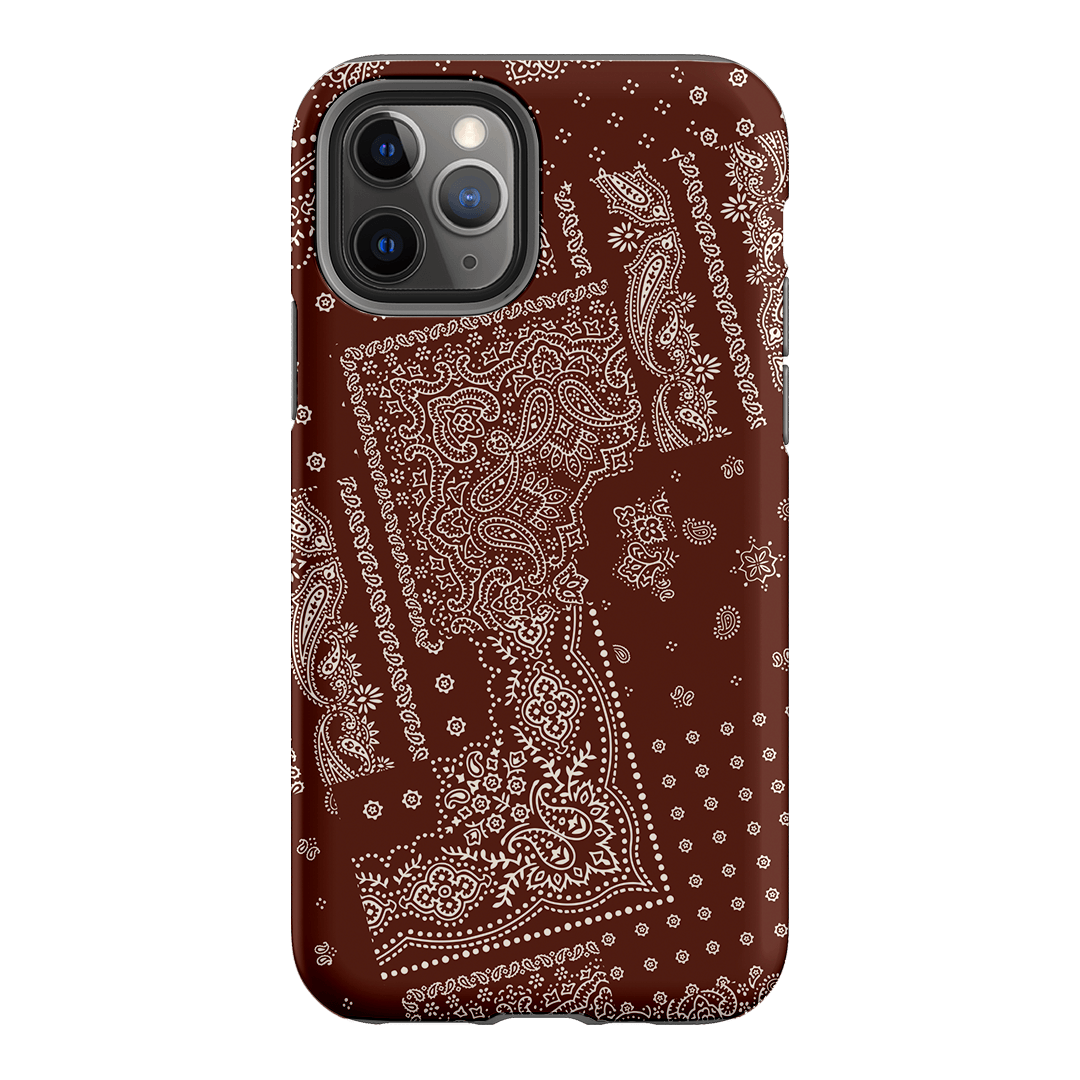 Paisley Cinnamon Printed Phone Cases iPhone 11 Pro / Armoured by The Dairy - The Dairy