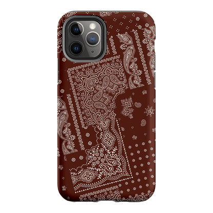 Paisley Cinnamon Printed Phone Cases iPhone 11 Pro / Armoured by The Dairy - The Dairy