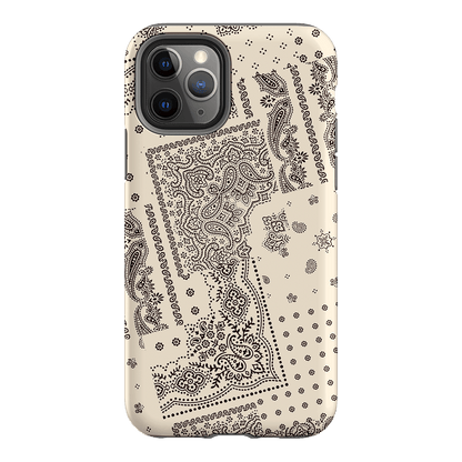 Paisley Ecru Printed Phone Cases iPhone 11 Pro / Armoured by The Dairy - The Dairy