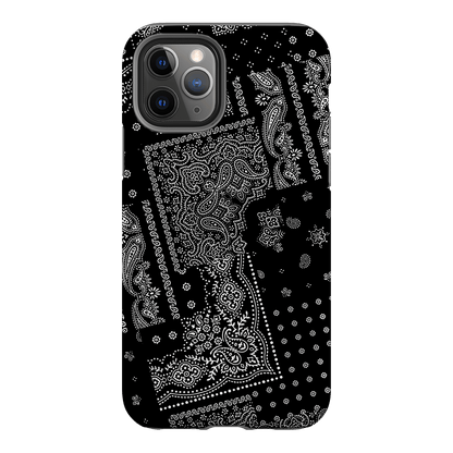 Paisley Noir Printed Phone Cases iPhone 11 Pro / Armoured by The Dairy - The Dairy