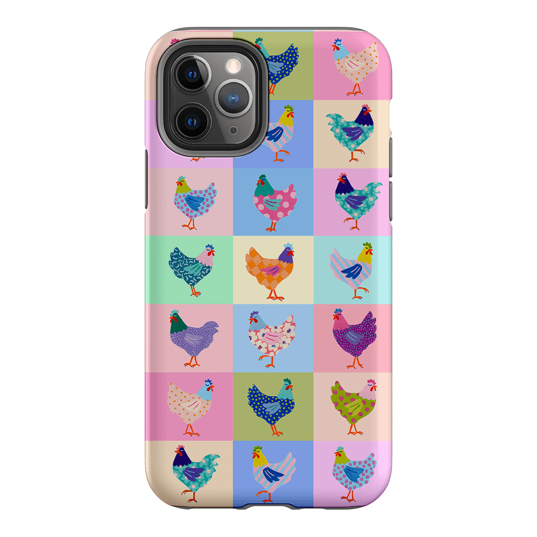 Pastel Chickens Printed Phone Cases iPhone 11 Pro / Armoured by Kayla Henley - The Dairy