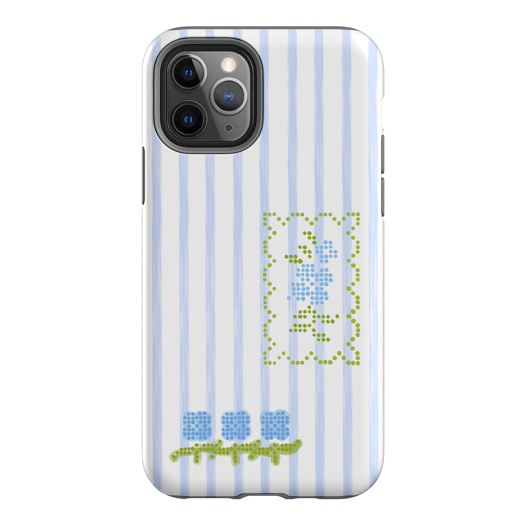 Patchwork Blue Printed Phone Cases iPhone 11 Pro / Armoured by Kayla Carr - The Dairy