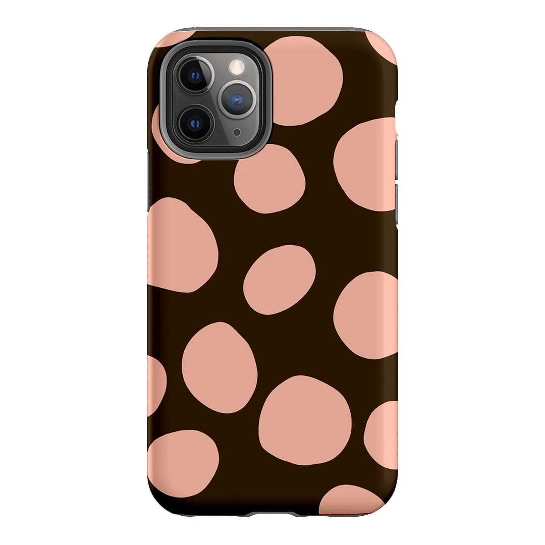 Pebbles Chocolate Pink Printed Phone Cases iPhone 11 Pro / Armoured by Veronica Tucker - The Dairy