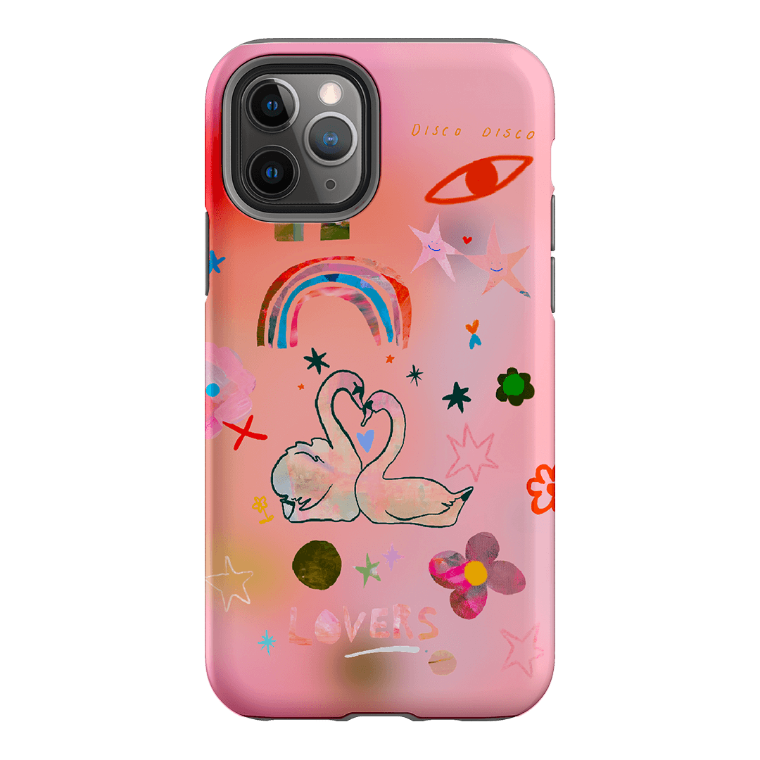 Pink Swan Printed Phone Cases iPhone 11 Pro / Armoured by Kate Eliza - The Dairy