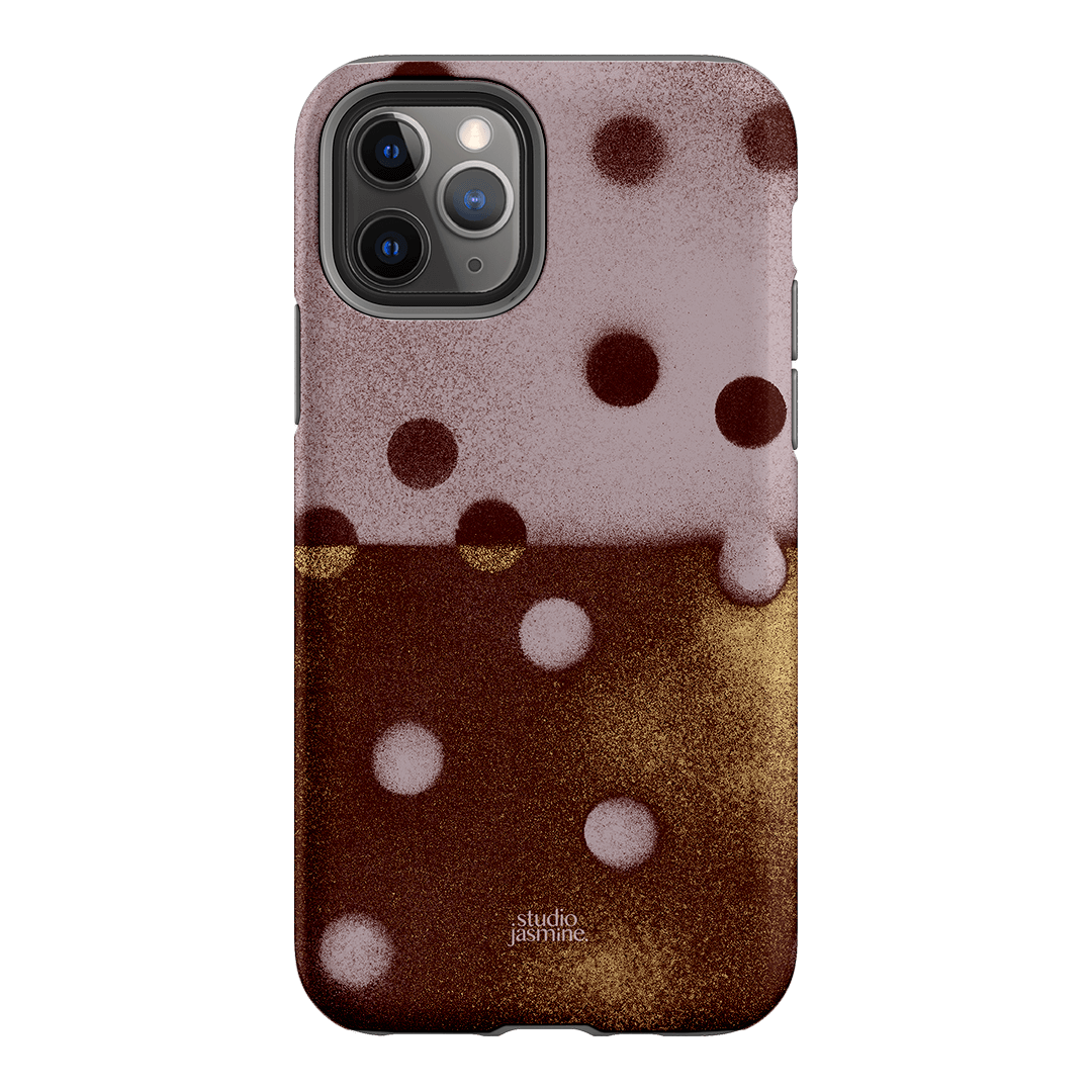 Rust Polka Dot Printed Phone Cases iPhone 11 Pro / Armoured by Jasmine Dowling - The Dairy