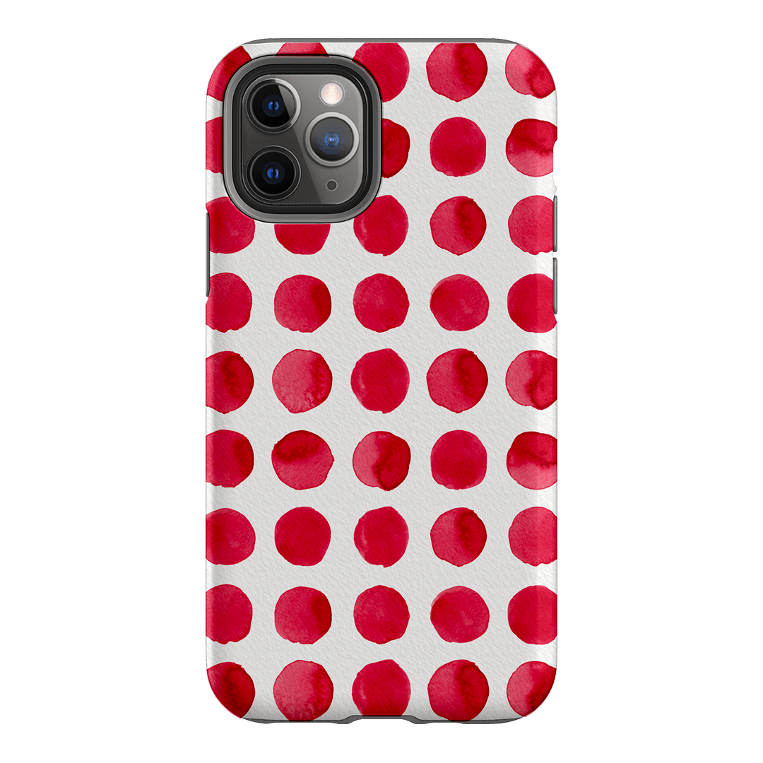 Spots in Red Printed Phone Cases by The Dairy - The Dairy