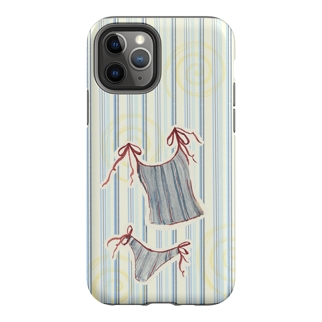 Stripe Tankini Printed Phone Cases iPhone 11 Pro / Armoured by Kayla Carr - The Dairy