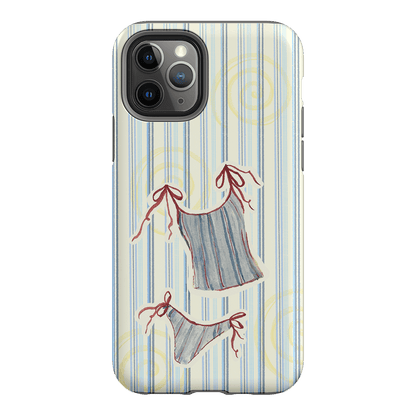 Stripe Tankini Printed Phone Cases iPhone 11 Pro / Armoured by Kayla Carr - The Dairy